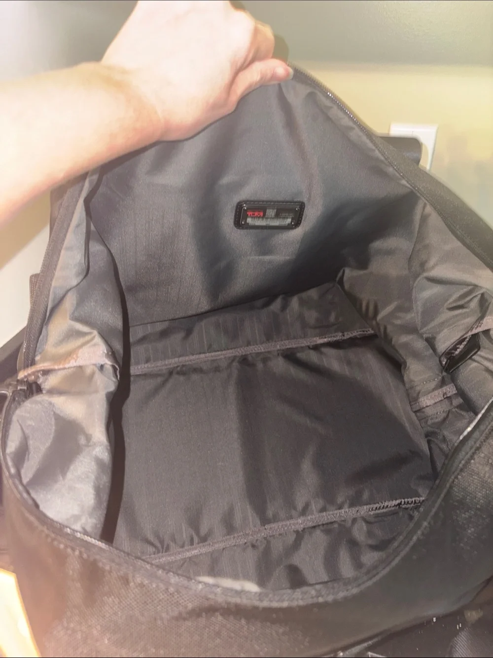 *TUMI Black Travel Overnight Carry On Duffel Bag Unisex Travel Vacation Gym